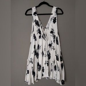 Black & White Floral Dress